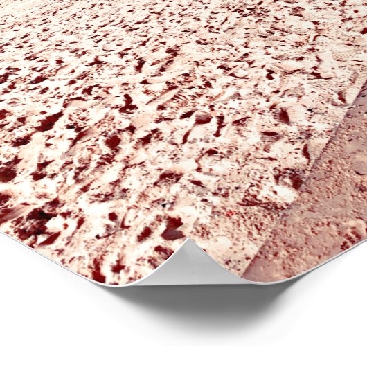 Manly Beach retro Australië reizen Poster (Hoek)