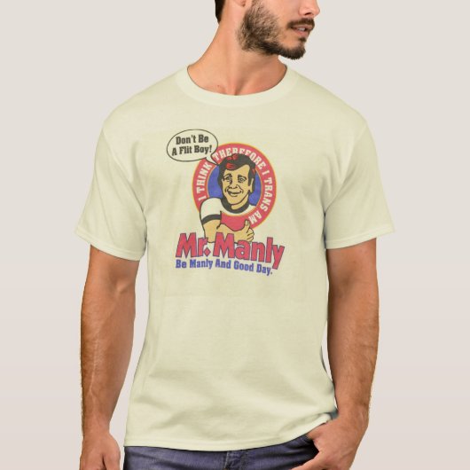 Manly Classic T-shirt (Voorkant)