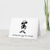 Manly Cowboy 50ste verjaardag Kaart (Achterkant)