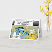 Manly Cowboy 50ste verjaardag Kaart (Gele Bloem)