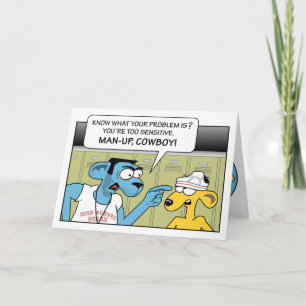 Manly Cowboy 50ste verjaardag Kaart