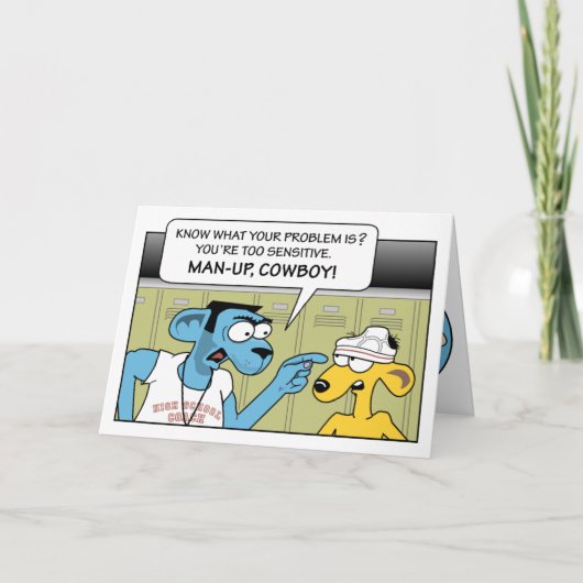 Manly Cowboy 50ste verjaardag Kaart (Voorkant)