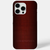 Manly Executive Design met naam voor mannen Case-Mate iPhone Case (Achterkant)