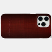 Manly Executive Design met naam voor mannen Case-Mate iPhone Case (Achterkant (horizontaal))