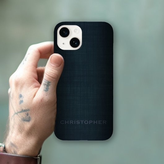 Manly Executive Design met naam voor mannen Case-Mate iPhone Case