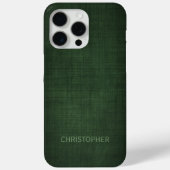 Manly Executive Linnen Ontwerp met Naam Case-Mate iPhone Case (Achterkant)