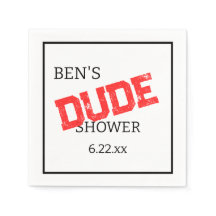 Manly guy Wedding Shower