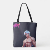 Manly in Anime Canvas tas (Achterkant)