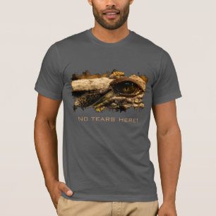Manly Leuke Krokodil Oog, Reptiel, Wilde dieren, D T-shirt