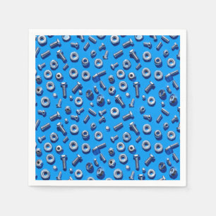 Manly Man Gear Head Nuts en Bolts Servetten