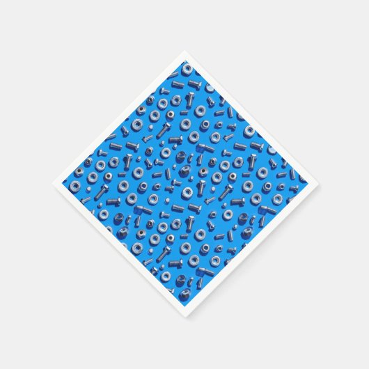 Manly Man Gear Head Nuts en Bolts Servetten (Hoek)