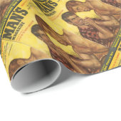 Manly Mannen Arm Wrestle Cadeaupapier (Rol Hoek)