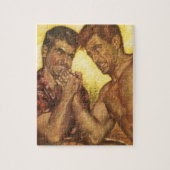 Manly Mannen Arm Wrestle Legpuzzel (Verticaal)