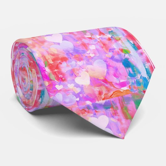 Manly Mannen Draag roze Stropdas (Opgerold)