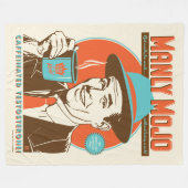 Manly Mojo Coffee Fleece Deken (Voorkant (Horizontaal))
