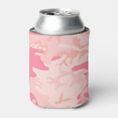 Manly Pink Camo Blikjeskoeler (Blikje Voorkant)