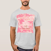 Manly Pink Camo T-shirt (Voorkant)