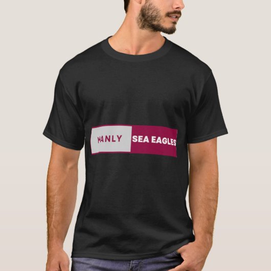Manly Sea Eagles Rug friends T-shirt (Voorkant)