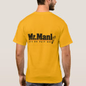 Manly T-shirt (Achterkant)