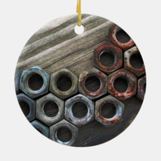 Manly Textures Keramisch Ornament (Achterkant)