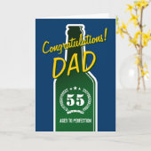 Manly Verjaardagskaart voor mannen | Gefeliciteerd Kaart (Gele Bloem)