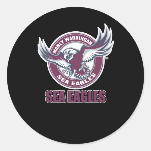 Manly Zee Eagles Sticker (Voorkant)