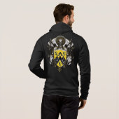 Mann Coat of Arms Mannen Hoodie (Achterkant volledig)