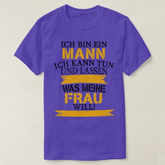 Mann lustige Sprche Ehemann Mnner Geschenke T-shirt (Design voorkant)