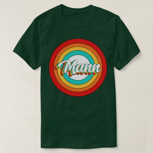 Mann Naam Shirt Mann Circle (Design voorkant)