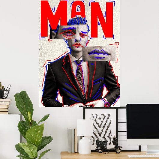 Mann poster (Thuiskantoor)