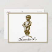 Manneken Pis - België - Brussel - Brussel Briefkaart (Voorkant / Achterkant)