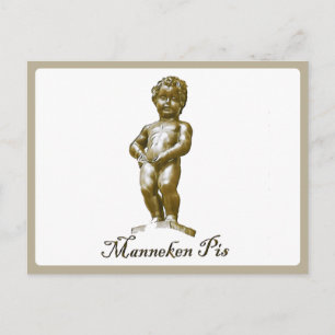 Manneken Pis - België - Brussel - Brussel Briefkaart