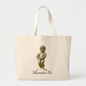 Manneken Pis - België - Brussel - Brussel Grote Tote Bag (Voorkant)