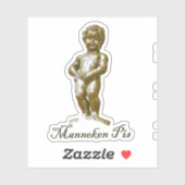 Manneken Pis - België - Brussel - Brussel Sticker (Vel)