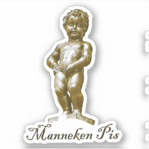 Manneken Pis - België - Brussel - Brussel Sticker