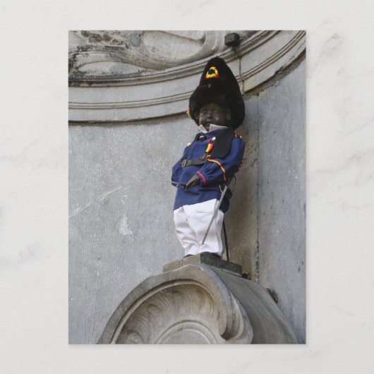 Manneken Pis Briefkaart (Voorkant)