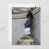 Manneken Pis Briefkaart (Voorkant / Achterkant)