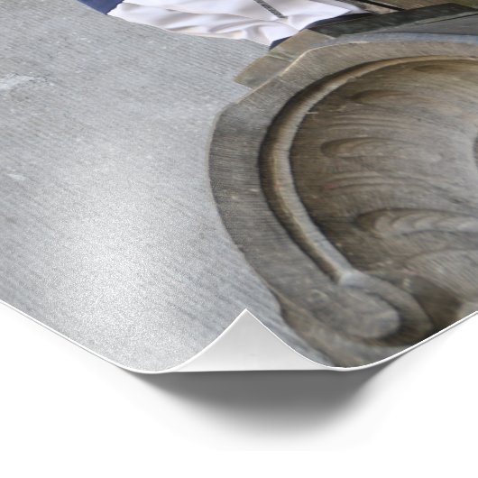 Manneken Pis Foto Afdruk (Hoek)