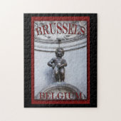 Mannekin Pis in Brussel Legpuzzel (Verticaal)