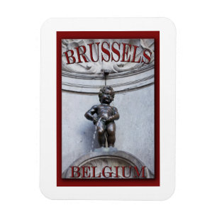 Mannekin Pis in Brussel Magneet