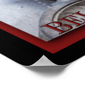 Mannekin Pis in Brussel Poster (Hoek)