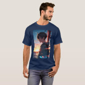 Mannelijk animepersonage cadeau t-shirt (Voorkant volledig)