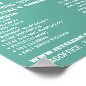 Mannelijk Bather Portrait, Schoonmaken van zwembad Poster (Hoek)