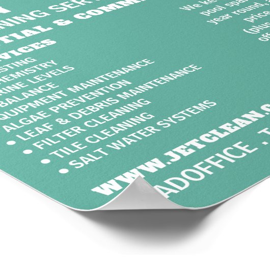 Mannelijk Bather Portrait, Schoonmaken van zwembad Poster (Hoek)