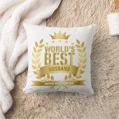 Mannelijk Beste Echtgenoot Ter Wereld Kussen (Deken)