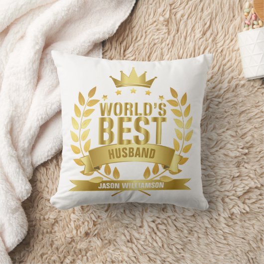 Mannelijk Beste Echtgenoot Ter Wereld Kussen (Deken)