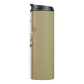 Mannelijk Bruin Trofee Herten Hoofd gewei Rode Ran Thermosbeker (Geroteerd rechts)