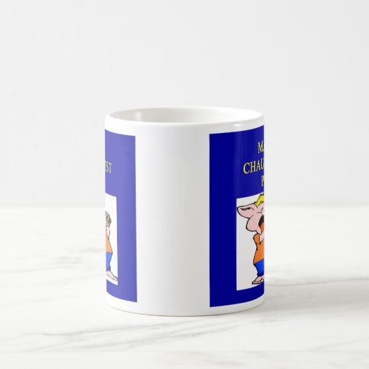 mannelijk chauvinistisch varken , mannelijk chauvi koffiemok (Center)