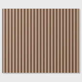 Mannelijk Donker Koffie Taupe Bruin Ombre Strepen Cadeaupapier (Vlak)