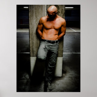 mannelijk fysisch poster